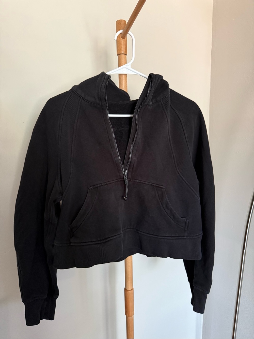 Lululemon Half Zip Scuba Hoodie in Black Women’s Size XS/S